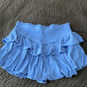 Small Cobalt Blue Flowy Boutique Shorts